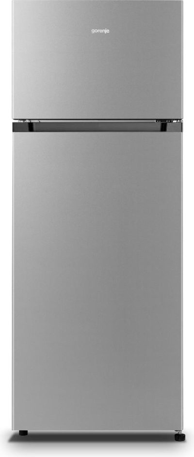 Gorenje Refrigerator, RF414EPS4, Energy efficiency class E, Free standing, Double Door, Height 143.6 cm, Fridge net capacity 165 L, Freezer net capacity 41 L, 40 dB, Grey