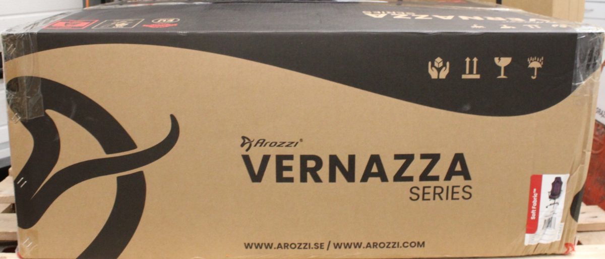 Arozzi Vernazza SoftFabric, Arozzi, Gaming Chair, Frame material: Metal; Wheel base: Aluminium; Upholstery: Soft Fabric, Purple, DAMAGED PACKAGING, 24 month(s)