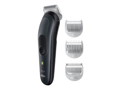 Braun Body Groomer, BG3340, Cordless, Black/Grey