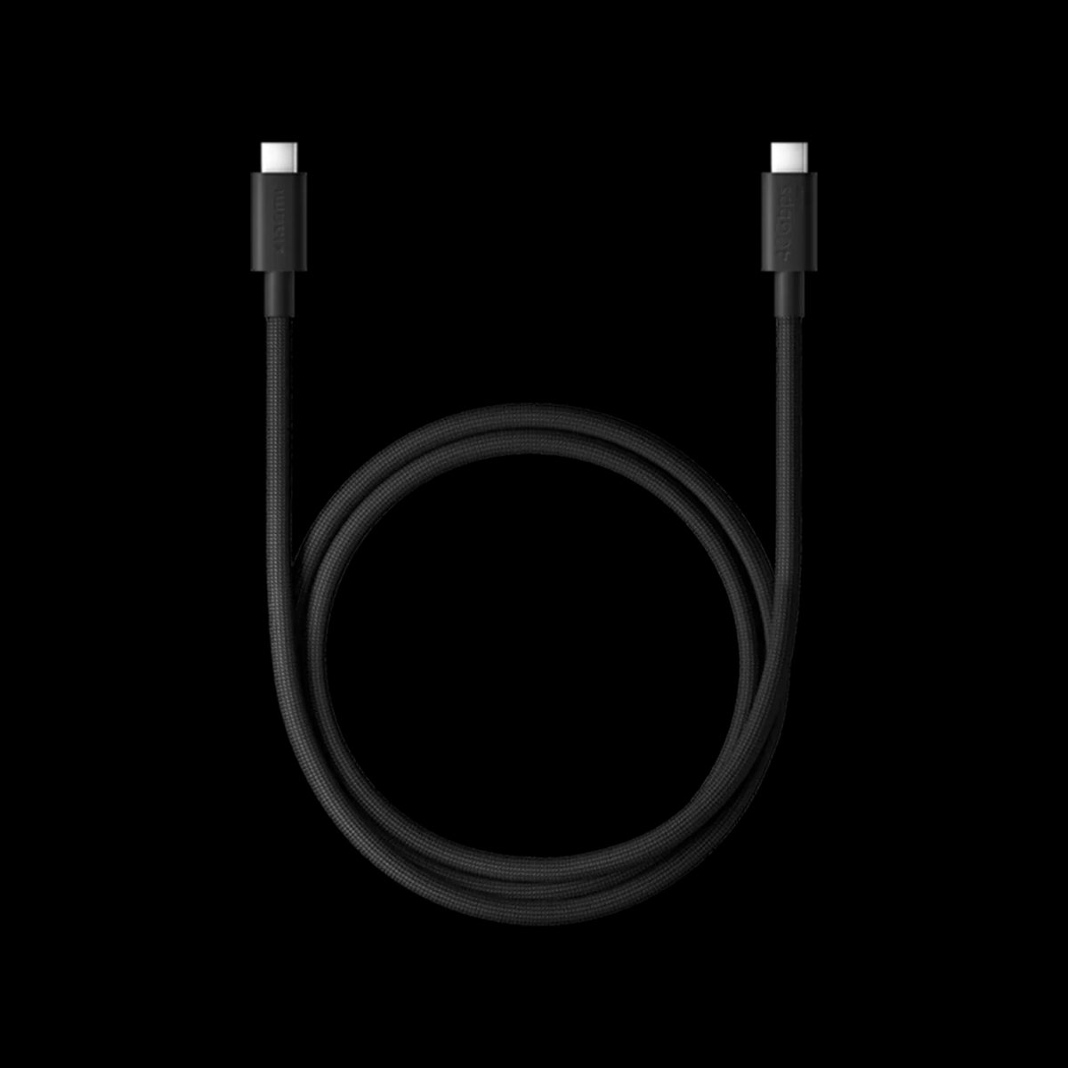 6A High-speed USB4 Braided USB-C to USB-C Cable, 1m