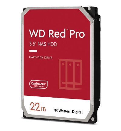 QNAP HDD, Red Pro, 7200 RPM, 22000 GB