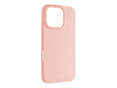 Fixed Story, Back cover, Apple, iPhone 16 Pro, Rubberized, Pink