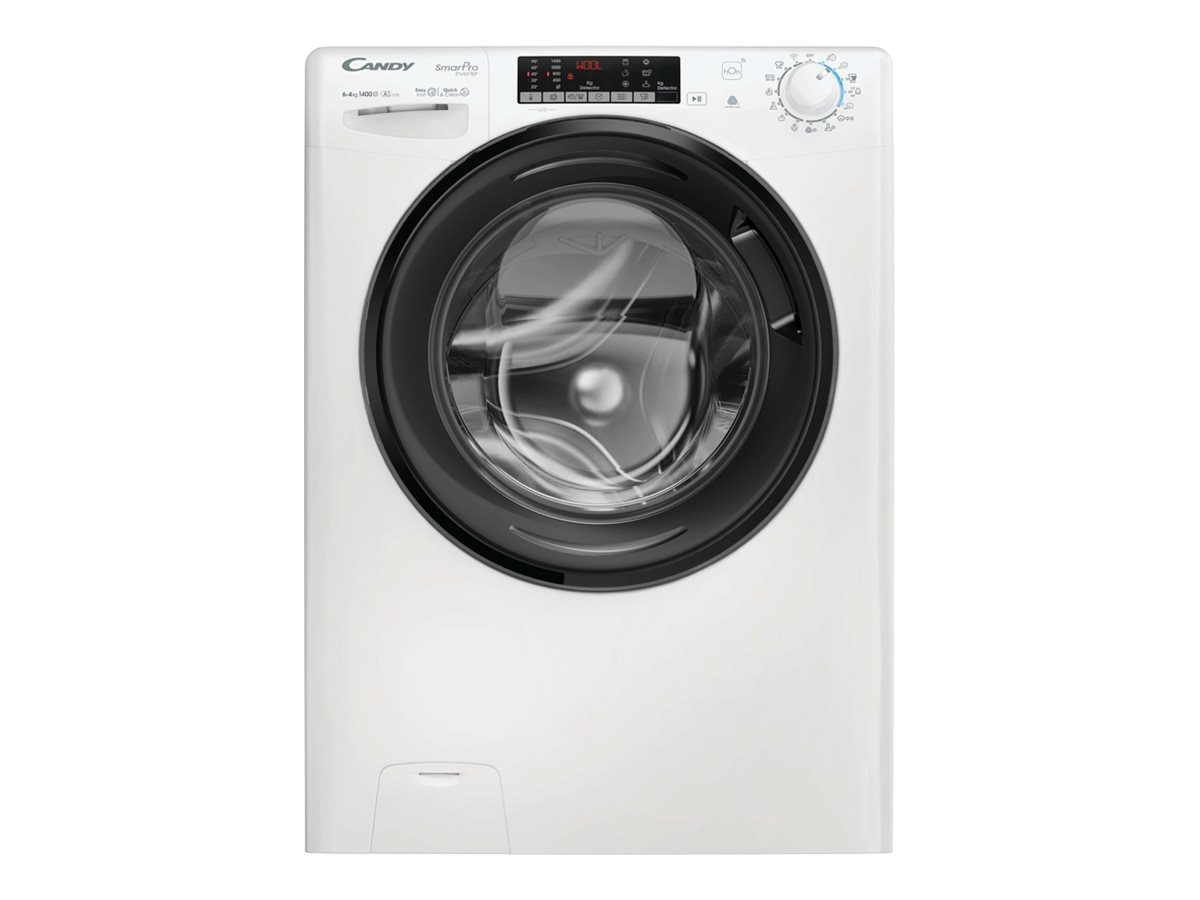 Washing machine with dryer, CSOW44644TWMB6-S, Energy efficiency class A/E, Front loading, Washing capacity 6 kg, 1400 RPM, Depth 45 cm, Width 60 cm, Display, Digital, Drying system, Drying capacity 4 kg, Steam function, Wi-Fi, White