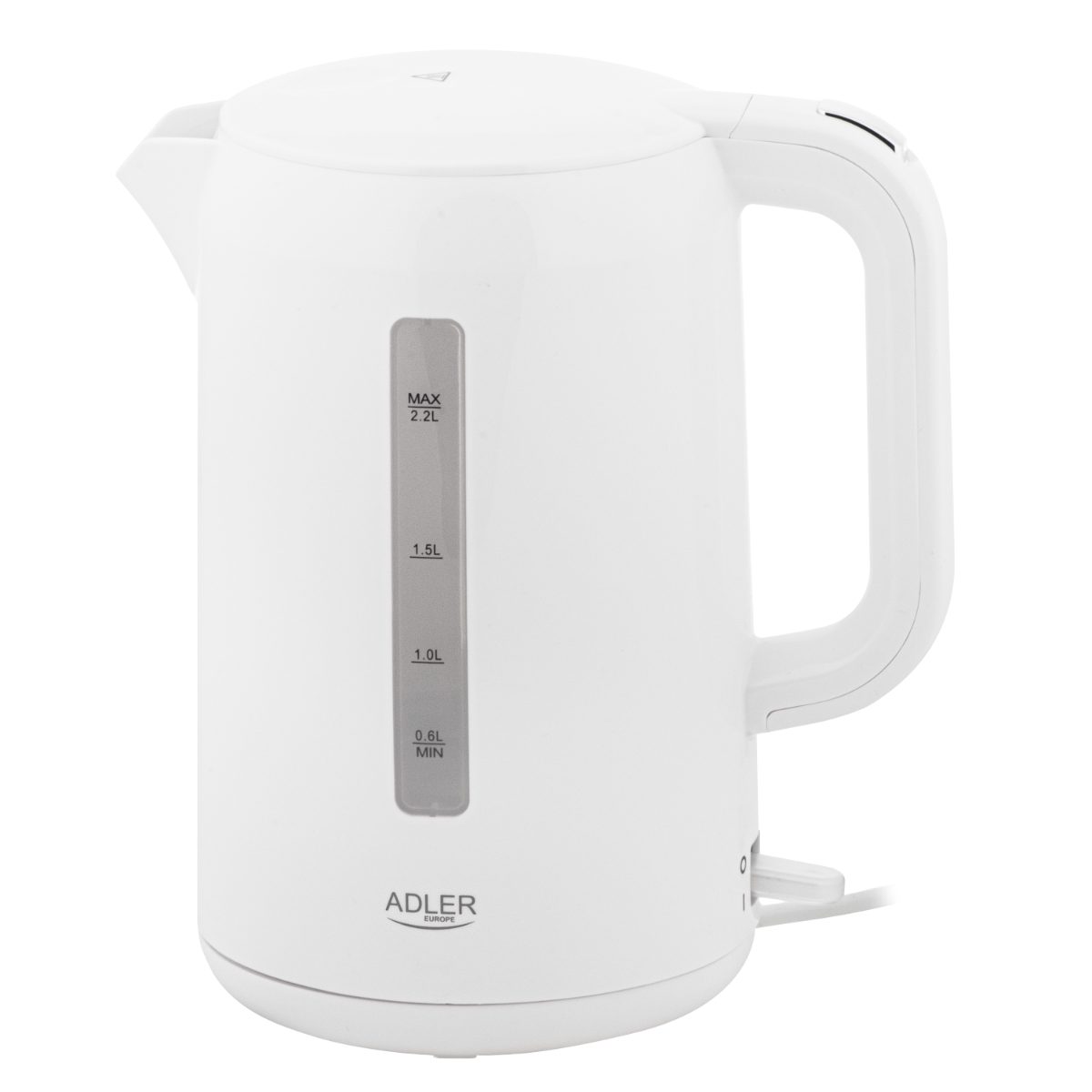 Kettle, AD 1386, Electric, 1850 W, 2.2 L, Plastic, 360° rotational base, White