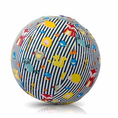 Bubabloon lateksa balons ar auduma pārvalku, Animal Stripes Blue