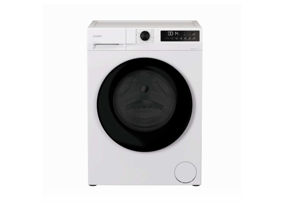 Washing machine, GWD 374SB7-S, Energy efficiency class A/E, Front loading, Washing capacity 7 kg, 1300 RPM, Depth 51 cm, Width 60 cm, Display, LED, Drying system, Drying capacity 4 kg, Steam function, White