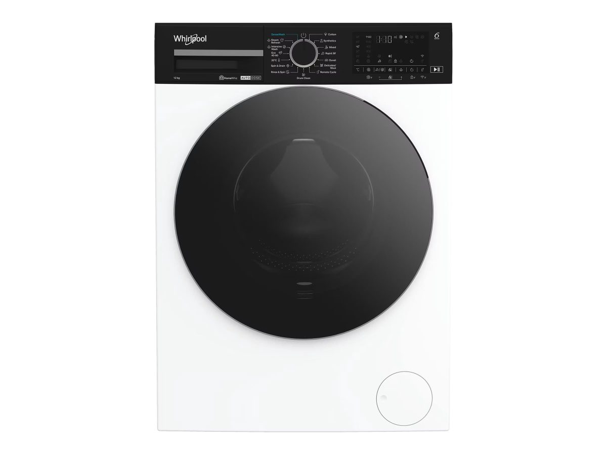 Washing Machine, WPM 27W ADS EE, Energy efficiency class A, Front loading, 1400 RPM, Washing capacity 12 kg, Depth 63 cm, Width 60 cm, Display, Digital, Steam function, White