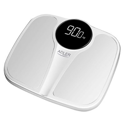 Bathroom Scale, AD 8172w, Maximum weight (capacity) 180 kg, Accuracy 100 g, Body Mass Index (BMI) measuring, White