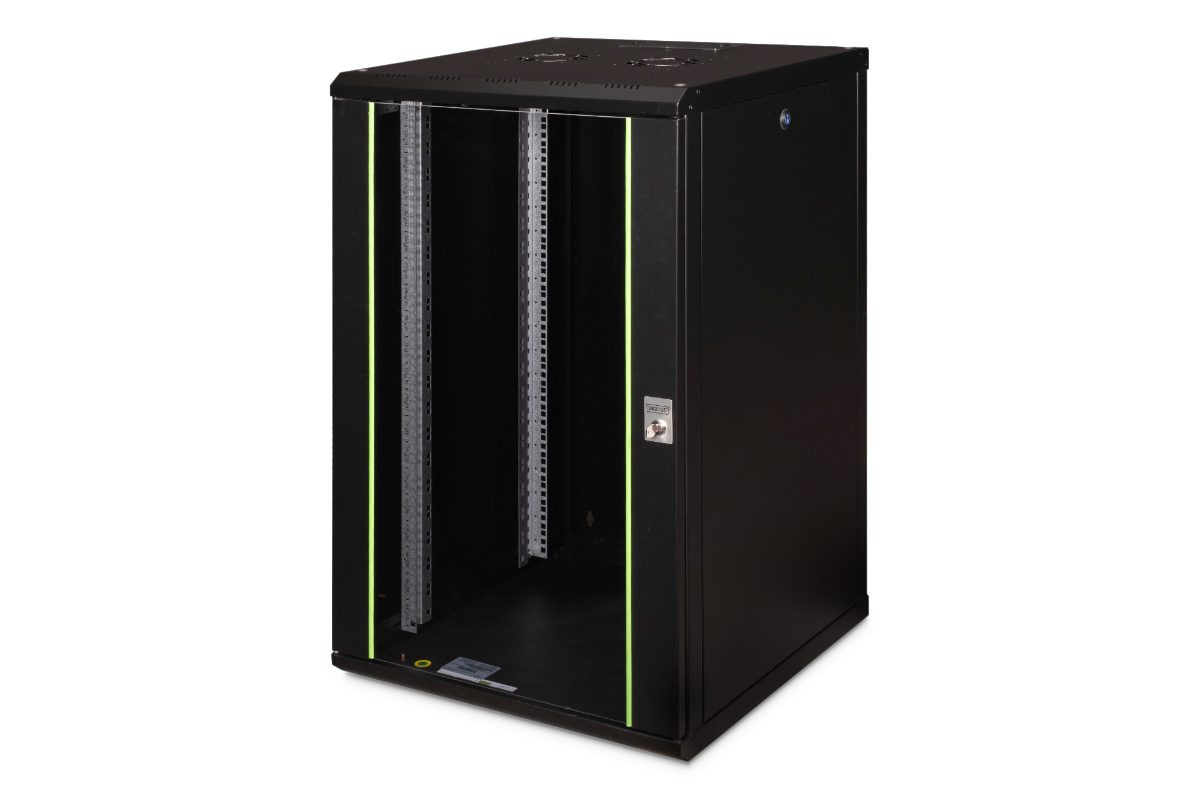 Digitus Wall Mounting Cabinet, DN-19 20U-6/6-SW, Black