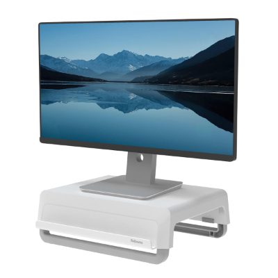Monitor Riser Breyta, White
