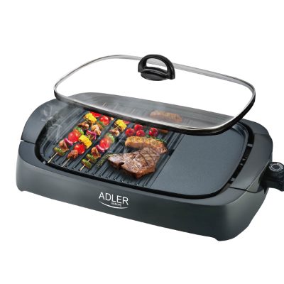Electric Grill, AD 6610, Table, 3000 W, Black