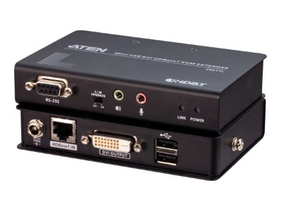 CE611 Mini USB DVI HDBaseT KVM Extender, 1920 x 1200@100m