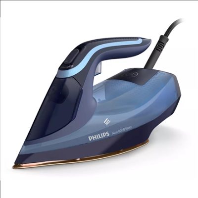 PHILIPS 8000 sērijas Tvaika gludeklis,3000W, gaiši zils