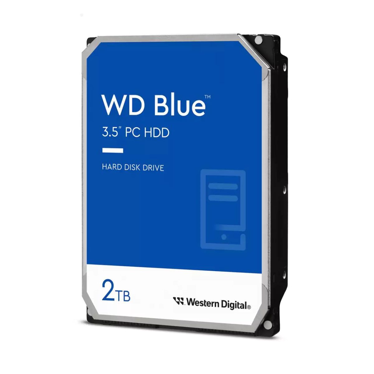 HDD, WESTERN DIGITAL, Blue, 2TB, SATA 3.0, 64 MB, 5400 rpm, 3,5", WD20EARZ