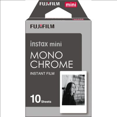 Instax Mini, Monochrome (10pl) Instant Film, 54 x 86 mm, Quantity 10
