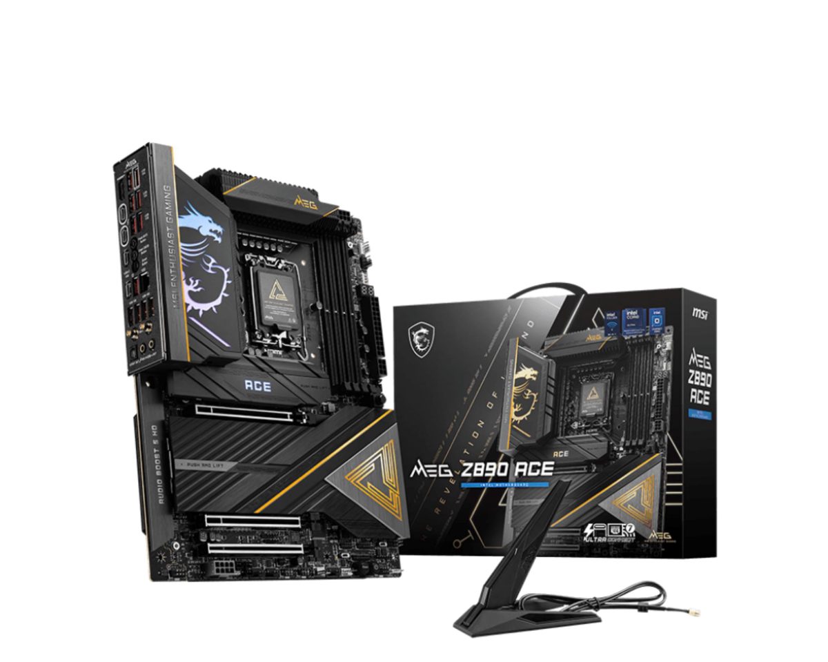 MSI MEG Z890 ACE, Processor family Intel, Processor socket LGA1851, Supported hard disk drive interfaces SATA, M.2, Number of SATA connectors 4