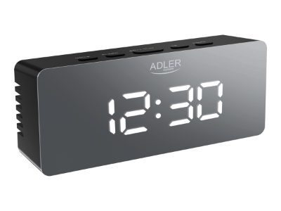 Alarm Clock, AD 1189B, Alarm function, Black