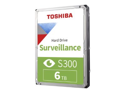 Toshiba S300 Surveillance Hard Drive BULK/OEM, HDKPB06Z0A02S, 5900 RPM, 6000 GB