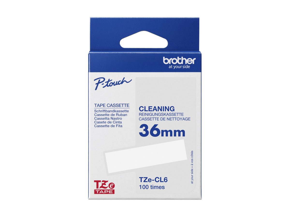 Brother TZe-CL6 36mm Tape Cassette (Head cleaning), TZe