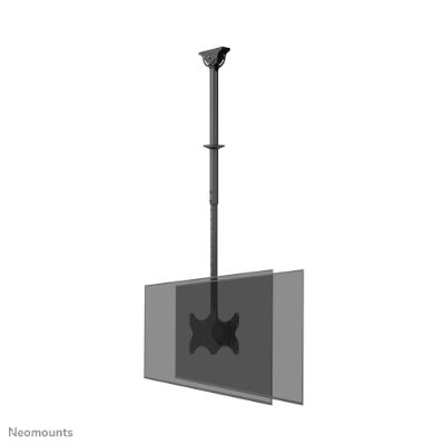 Neomounts CL35-340BL22 Dual Monitor/TV Mount Ceiling, Adjustable Height, Rotate, Tilt, Swivel, 23-42 ", Maximum weight (capacity) 45 kg, Black
