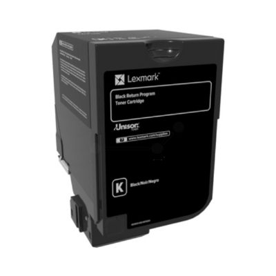 Lexmark 74C20KE, Toner cartridge, Black