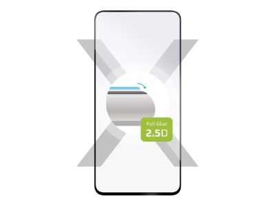 Fixed Screen protector, Samsung, Galaxy S24 FE, Tempered glass, Black, 2.5D