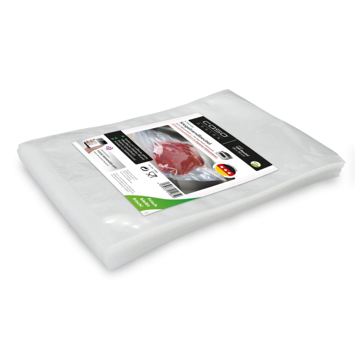Caso Vacuum sealer bags, 20x30 cm, 01285