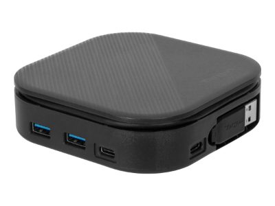 Universal DisplayLink USB-C Dual Monitor Travel Docking Station, 80W, HDMI ports quantity 2, Ethernet LAN