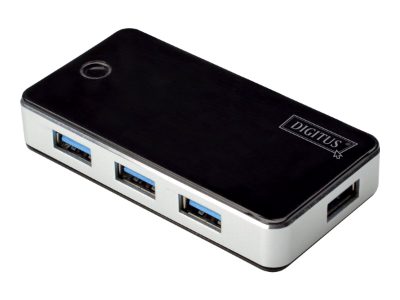 4-port USB Hub, DA-70231, USB Hub USB 3.0 (3.1 Gen 1) ports quantity 4