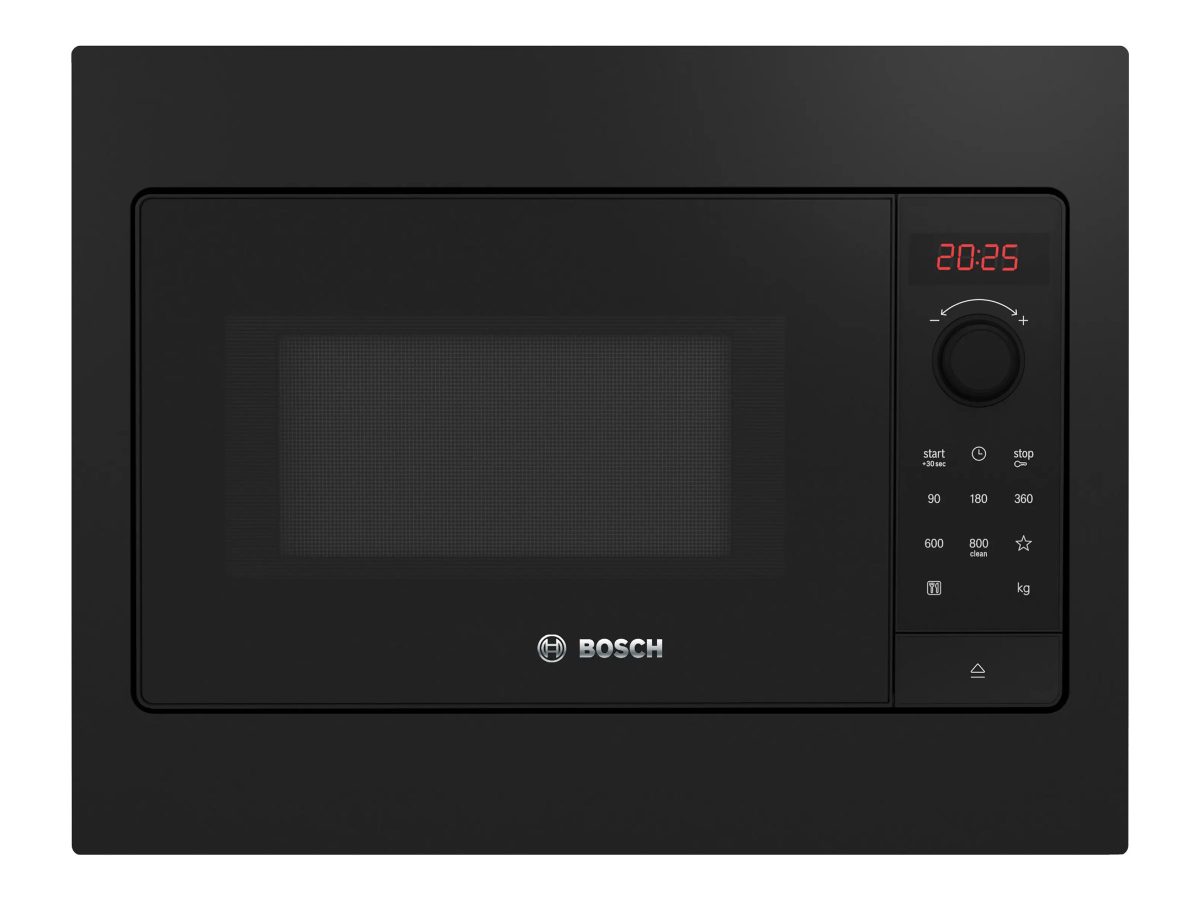 Bosch Microwave, BFL523MB4 Series 2, Built-in, 800 W, 20 L, Black