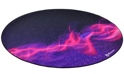 Arozzi Zona Round Floor Pad, Purple Galaxy