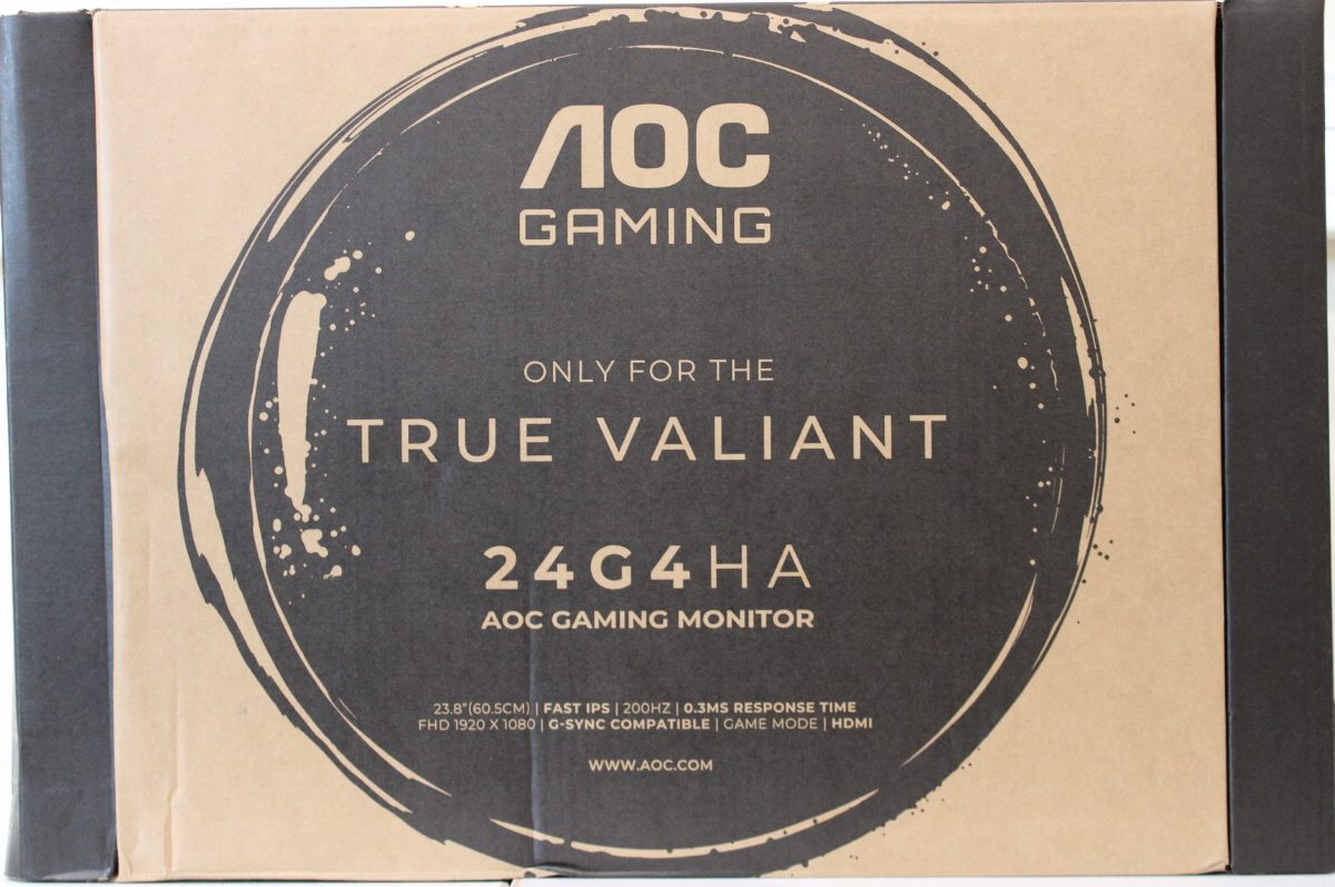 AOC 24G4HA 23,8“ 1920x1080/16:9/300 cd/m²/1 ms/HDMI, DisplayPort, Headphone out, SALEOUT. 24G4HA, 24 ", Fast IPS, FHD, 16:9, 200 Hz, 0.5 ms, 1920 x 1080 pixels, 300 cd/m², HDMI ports quantity 2, Black, Red, Warranty 36 month(s)
