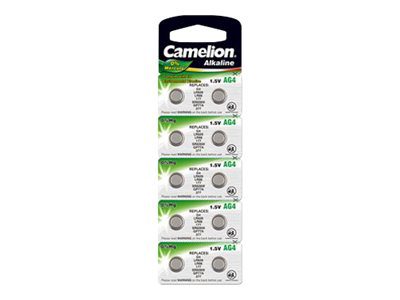 AG4/LR66/LR626/377, Alkaline Buttoncell, 10 pc(s)