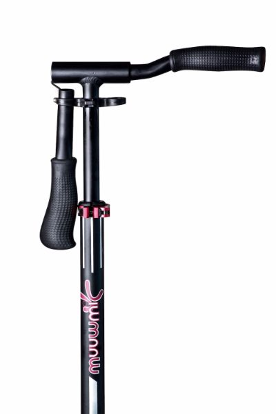 MUUWMI Aluminium Scooter PRO skrejritenis 250/215 mm, sarkans