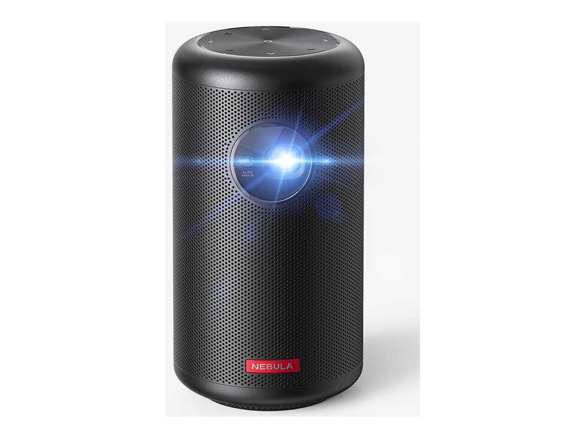 Capsule 3 Mini Portable Laser Projector, Full HD (1920x1080), 300 ANSI lumens, Black, Wi-Fi