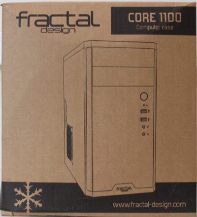 Fractal Design Core 1100, Black, Fractal Design, CORE 1100, Black, Micro ATX, DAMAGED PACKAGING, DENTED BODY