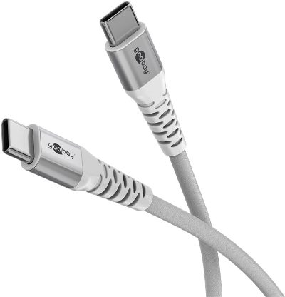 USB-C Supersoft Textile Cable with Metal Plugs, 70193