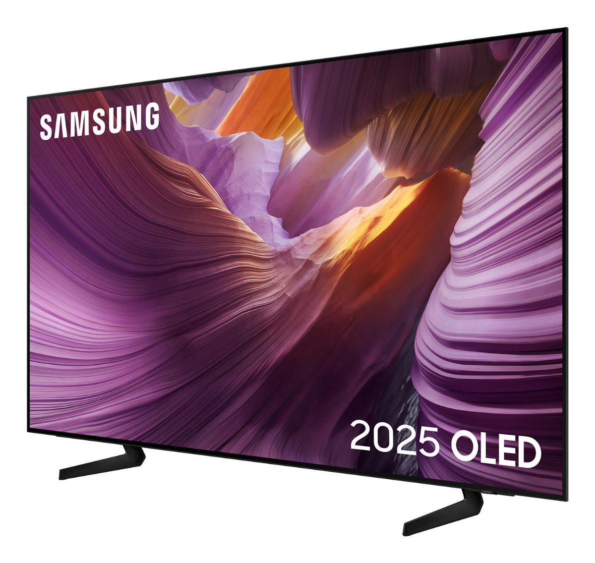 TV Set, SAMSUNG, 55", OLED/4K/Smart, 3840x2160, Wireless LAN, Bluetooth, Tizen, Black, QE55S85FAUXXH