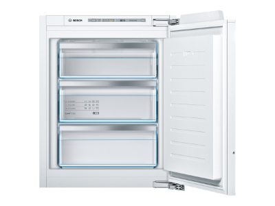 Freezer, GIV11AFE0, Energy efficiency class E, Upright, Built-in, Height 71.2 cm, Total net capacity 72 L, White
