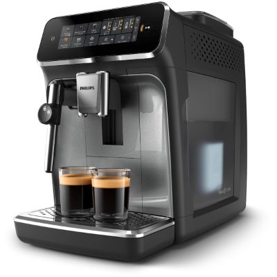 Philips Coffee Maker, EP3329/70 Series 3300, Pump pressure 15 bar, Built-in milk frother, Fully Automatic, 1500 W, Black