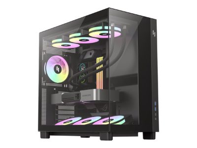 Gamemax Case, NEX C53 BK, ATX/BTF