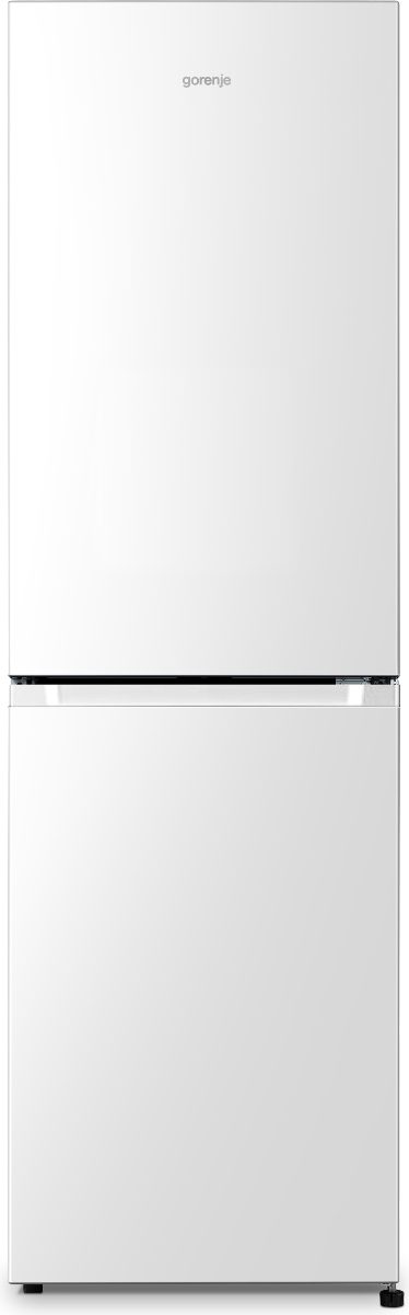 Gorenje Refrigerator, NRK418ECW4, Energy efficiency class E, Free standing, Combi, Height 182.4 cm, No Frost system, Fridge net capacity 171 L, Freezer net capacity 85 L, 41 dB, White