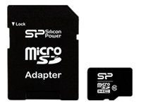 8 GB, MicroSDHC, Flash memory class 10, SD adapter