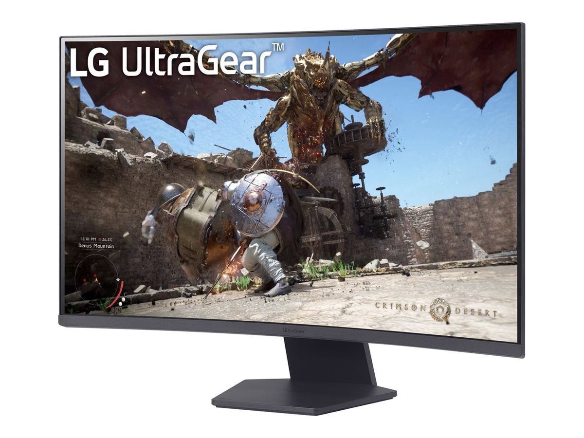 32GS60QC-B, 32 ", VA, QHD, 16:9, 180 Hz, 1 ms, 2560 x 1440 pixels, 300 cd/m², HDMI ports quantity 2