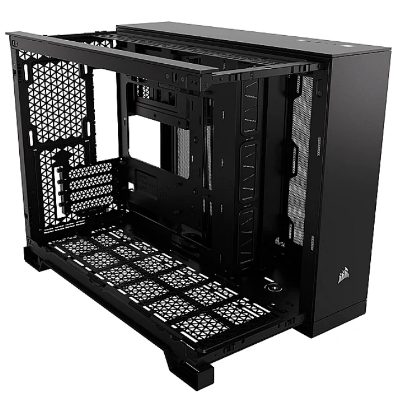 Corsair Dual Chamber PC Case, 2500X, Black, Mid Tower