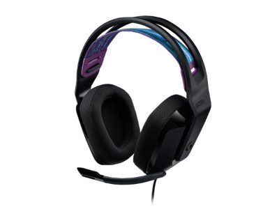 Logitech Gaming Headset, G335, 3.5 mm, Full size, Microphone, Black