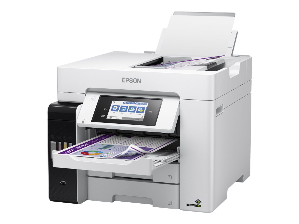 Multifunctional Printer, EcoTank L6580, Inkjet, Colour, Inkjet Multifunctional Printer, A4, Wi-Fi, Light Grey