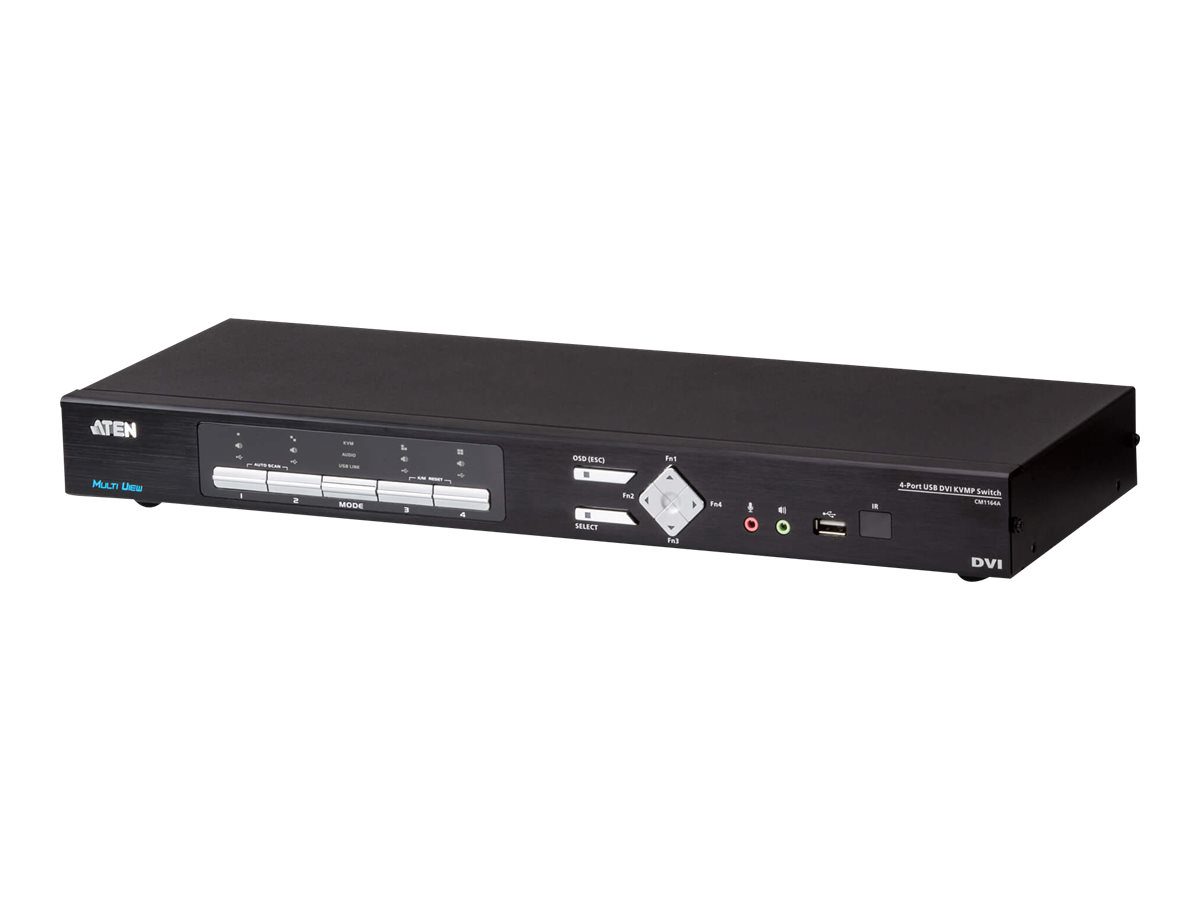 4-Port USB DVI Multi-View KVMP Switch, CM1164A