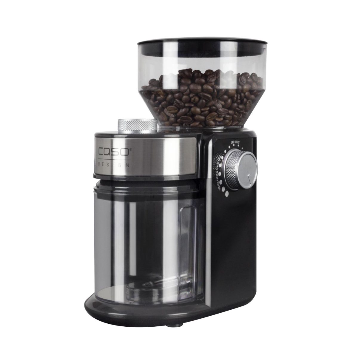 Coffee grinder, Barista Crema, 150 W, Coffee beans capacity 240 g, Number of cups 12 pc(s), Black