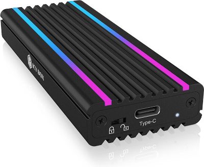Icy box, IB-1824ML-C31 Enclosure for 1x NVMe